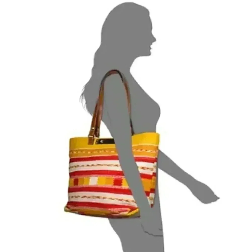 PATRICIA NASH Chennai Hand Loomed Woven Cotton Tote/Shoulder Bag/Compute… - Picture 5 of 8
